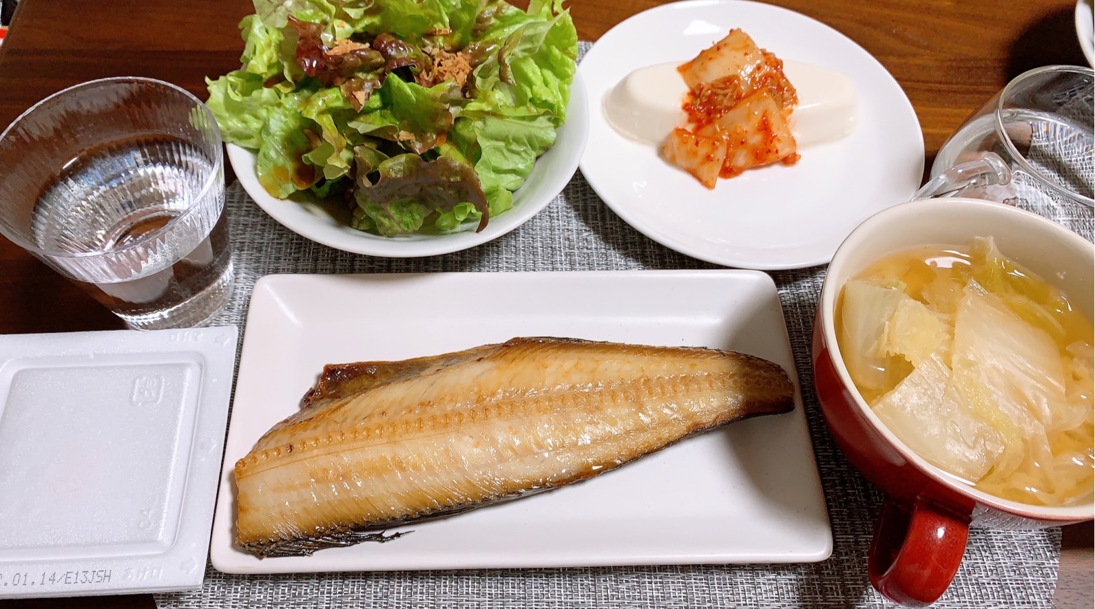 Weight Downの食事サポート例（栄養バランスのとれた食事）