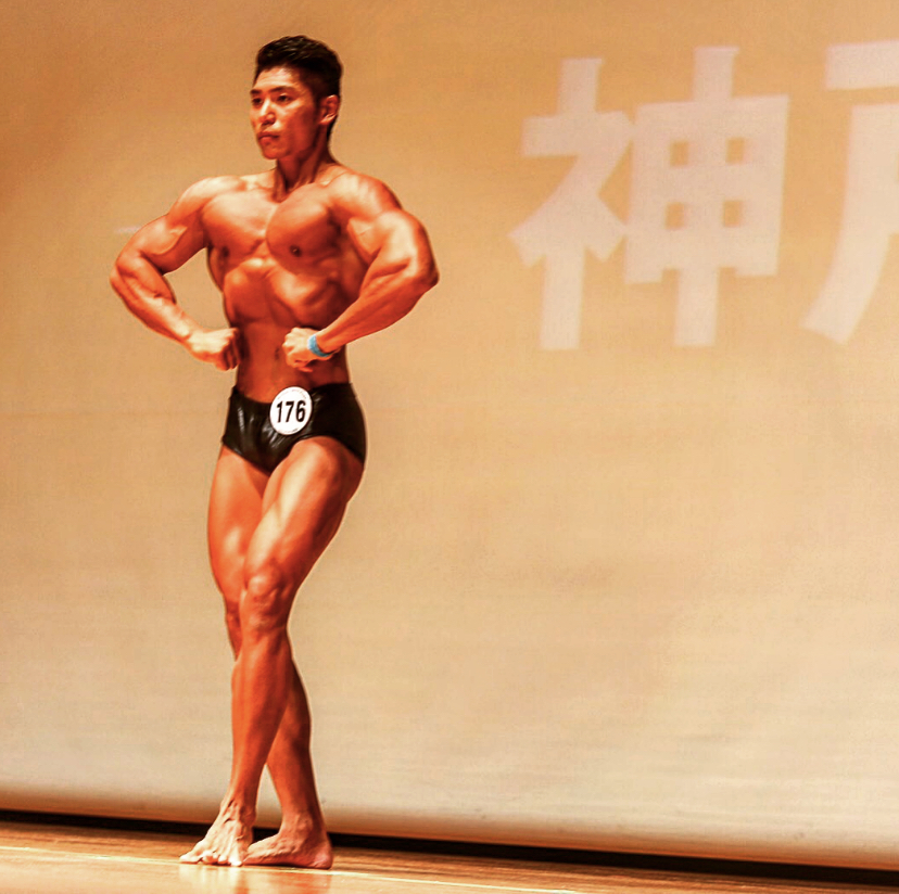 ボディビル大会に出場するWeight Downの代表トレーナー