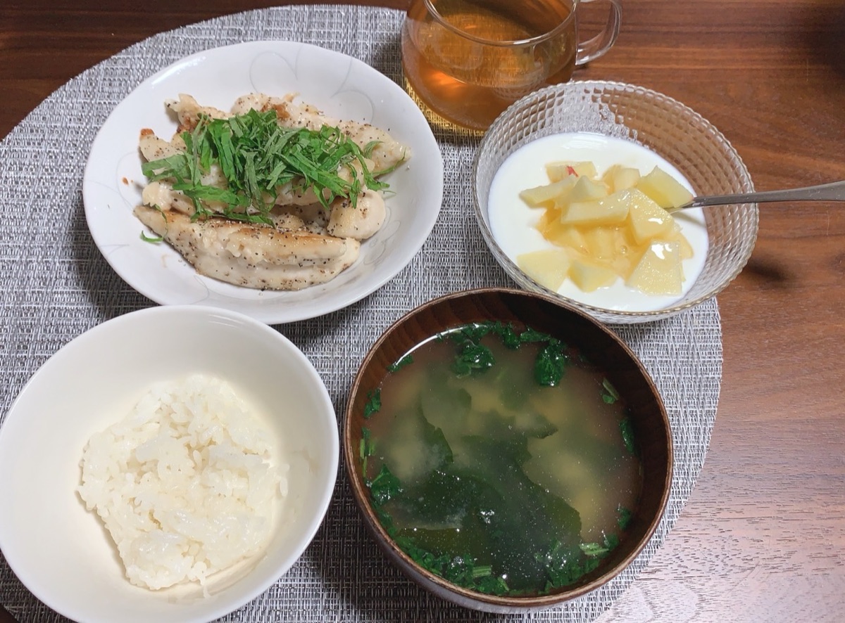 ダイエット中の食事メニュー例