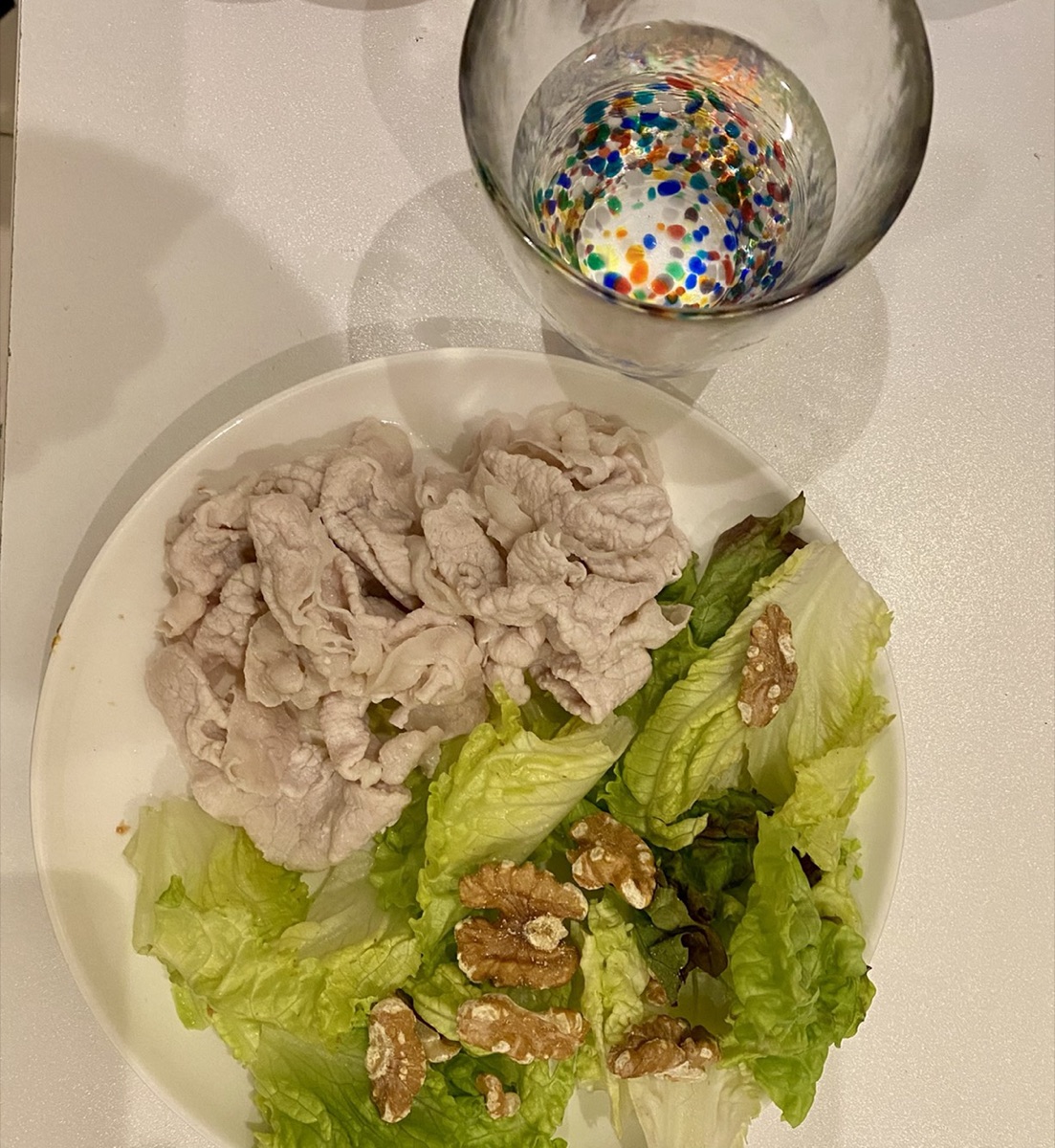 ダイエット中の夜ご飯におすすめの豚しゃぶサラダ